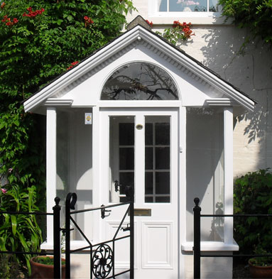 uPVC porch and entrance door